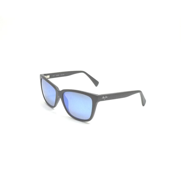 Maui Jim Sunglasses Jacaranda MJ 763-2M Matte Black / Blue Hawaii Polarized main image 5